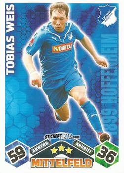 Figurina Tobias Weis - German Football Bundesliga 2010-2011. Match Attax n. 118 - Topps