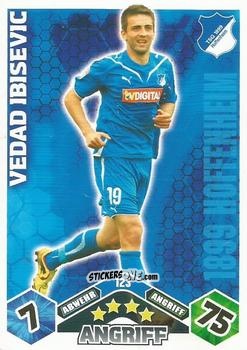 Cromo Vedad Ibisevic - German Football Bundesliga 2010-2011. Match Attax n. 123 - Topps