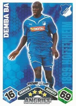 Cromo Demba Ba - German Football Bundesliga 2010-2011. Match Attax n. 125 - Topps