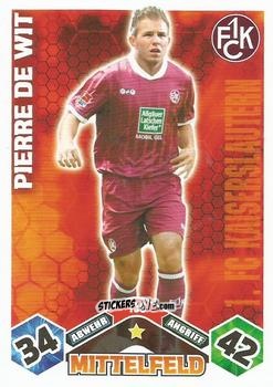 Figurina Pierre de Wit - German Football Bundesliga 2010-2011. Match Attax n. 136 - Topps