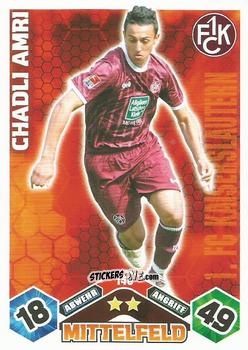 Cromo Chadli Amri - German Football Bundesliga 2010-2011. Match Attax n. 140 - Topps