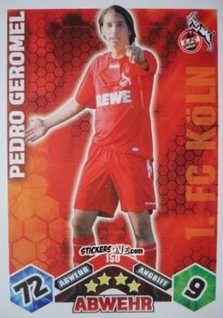 Sticker Pedro Geromel - German Football Bundesliga 2010-2011. Match Attax n. 150 - Topps