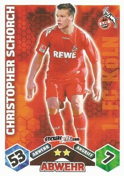 Cromo Christopher Schorch - German Football Bundesliga 2010-2011. Match Attax n. 151 - Topps