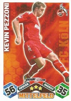 Sticker Kevin Pezzoni - German Football Bundesliga 2010-2011. Match Attax n. 155 - Topps