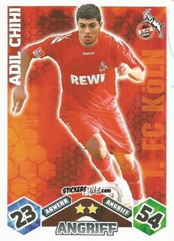 Cromo Adil Chihi - German Football Bundesliga 2010-2011. Match Attax n. 162 - Topps