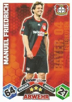Cromo Manuel Friedrich - German Football Bundesliga 2010-2011. Match Attax n. 165 - Topps