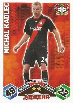 Sticker Michal Kadlec - German Football Bundesliga 2010-2011. Match Attax n. 167 - Topps