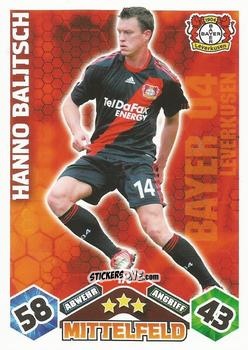 Cromo Hanno Balitsch - German Football Bundesliga 2010-2011. Match Attax n. 173 - Topps