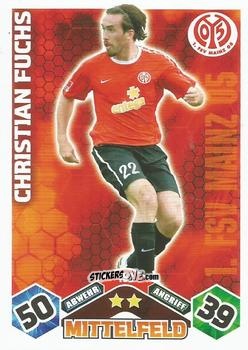 Figurina Christian Fuchs - German Football Bundesliga 2010-2011. Match Attax n. 193 - Topps