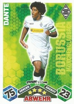 Figurina Dante - German Football Bundesliga 2010-2011. Match Attax n. 203 - Topps
