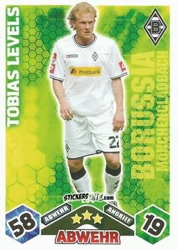 Cromo Tobias Levels - German Football Bundesliga 2010-2011. Match Attax n. 204 - Topps