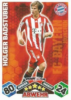 Sticker Holger Badstuber - German Football Bundesliga 2010-2011. Match Attax n. 221 - Topps