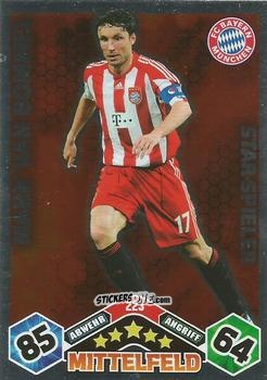 Figurina Mark van Bommel - German Football Bundesliga 2010-2011. Match Attax n. 223 - Topps