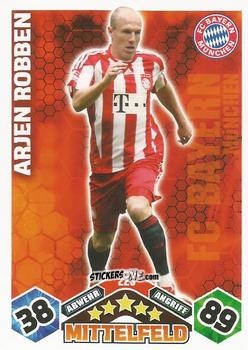 Figurina Arjen Robben - German Football Bundesliga 2010-2011. Match Attax n. 225 - Topps
