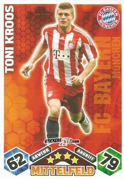 Cromo Toni Kroos - German Football Bundesliga 2010-2011. Match Attax n. 229 - Topps