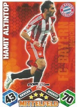 Cromo Hamit Altintop - German Football Bundesliga 2010-2011. Match Attax n. 230 - Topps