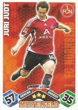 Cromo Juri Judt - German Football Bundesliga 2010-2011. Match Attax n. 243 - Topps