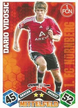 Cromo Dario Vidosic - German Football Bundesliga 2010-2011. Match Attax n. 244 - Topps