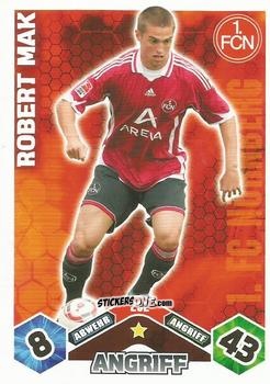 Cromo Robert Mak - German Football Bundesliga 2010-2011. Match Attax n. 252 - Topps