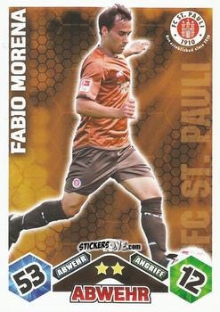 Sticker Fabio Morena - German Football Bundesliga 2010-2011. Match Attax n. 254 - Topps