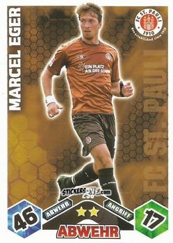 Sticker Marcel Eger - German Football Bundesliga 2010-2011. Match Attax n. 256 - Topps