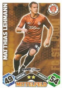 Sticker Matthias Lehmann - German Football Bundesliga 2010-2011. Match Attax n. 261 - Topps