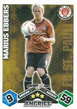 Sticker Marius Ebbers - German Football Bundesliga 2010-2011. Match Attax n. 267 - Topps