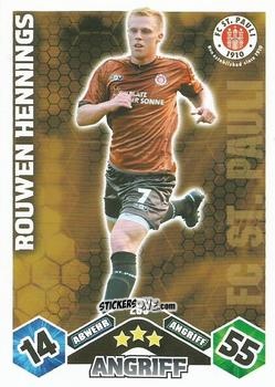 Sticker Rouwen Hennings - German Football Bundesliga 2010-2011. Match Attax n. 268 - Topps