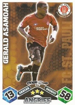 Cromo Gerald Asamoah - German Football Bundesliga 2010-2011. Match Attax n. 270 - Topps