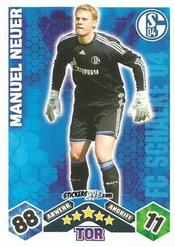 Figurina Manuel Neuer - German Football Bundesliga 2010-2011. Match Attax n. 271 - Topps