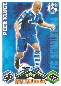 Figurina Peer Kluge - German Football Bundesliga 2010-2011. Match Attax n. 279 - Topps