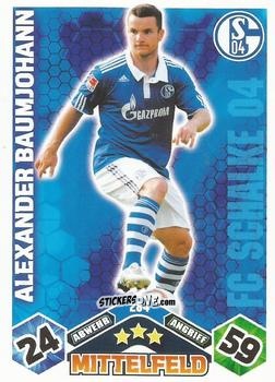 Cromo Alexander Baumjohann - German Football Bundesliga 2010-2011. Match Attax n. 284 - Topps