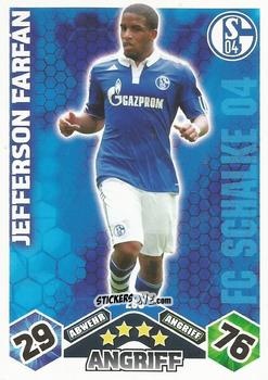 Figurina Jefferson Farfan - German Football Bundesliga 2010-2011. Match Attax n. 286 - Topps