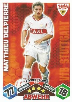 Figurina Matthieu Delpierre - German Football Bundesliga 2010-2011. Match Attax n. 290 - Topps