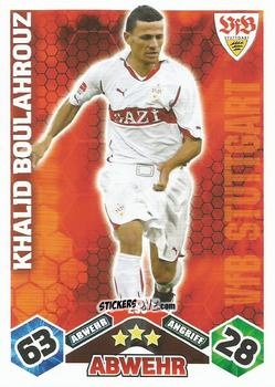 Sticker Khalid Boulahrouz - German Football Bundesliga 2010-2011. Match Attax n. 293 - Topps