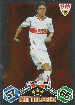 Sticker Christian Gentner - German Football Bundesliga 2010-2011. Match Attax n. 298 - Topps
