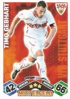 Sticker Timo Gebhart - German Football Bundesliga 2010-2011. Match Attax n. 301 - Topps