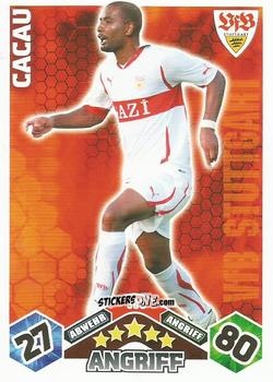 Figurina Cacau - German Football Bundesliga 2010-2011. Match Attax n. 303 - Topps
