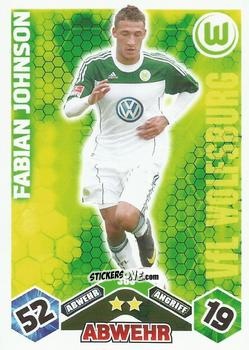 Cromo Fabian Johnson - German Football Bundesliga 2010-2011. Match Attax n. 309 - Topps