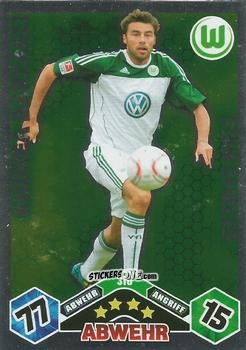 Sticker Andrea Barzagli - German Football Bundesliga 2010-2011. Match Attax n. 310 - Topps