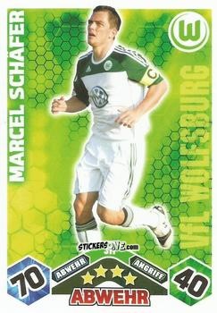 Cromo Marcel Schäfer - German Football Bundesliga 2010-2011. Match Attax n. 311 - Topps