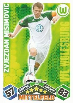 Cromo Zvjezdan Misimovic - German Football Bundesliga 2010-2011. Match Attax n. 315 - Topps