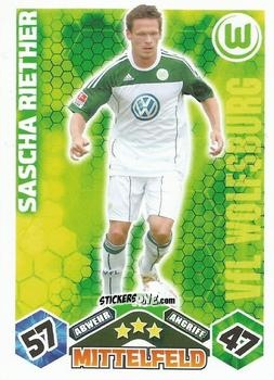 Sticker Sascha Riether - German Football Bundesliga 2010-2011. Match Attax n. 316 - Topps