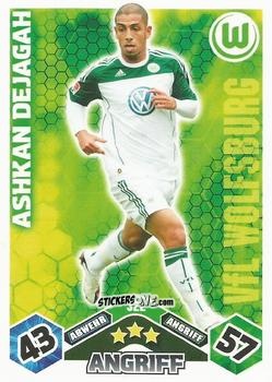 Cromo Ashkan Dejagah - German Football Bundesliga 2010-2011. Match Attax n. 322 - Topps