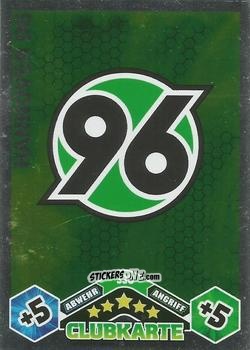 Cromo Hannover 96 - German Football Bundesliga 2010-2011. Match Attax n. 330 - Topps