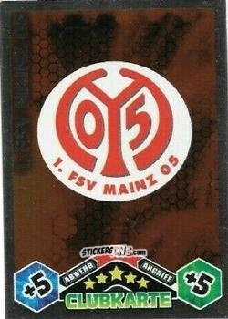 Cromo 1.FSV Mainz 05 - German Football Bundesliga 2010-2011. Match Attax n. 335 - Topps