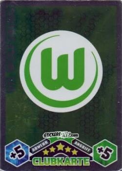 Sticker VfL Wolfsburg - German Football Bundesliga 2010-2011. Match Attax n. 342 - Topps
