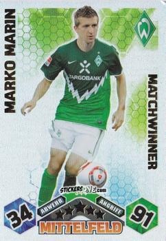 Cromo Marko Marin - German Football Bundesliga 2010-2011. Match Attax n. 344 - Topps