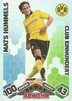 Sticker Mats Hummels - German Football Bundesliga 2010-2011. Match Attax n. 346 - Topps