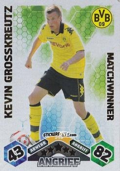 Cromo Kevin Grosskreutz - German Football Bundesliga 2010-2011. Match Attax n. 348 - Topps